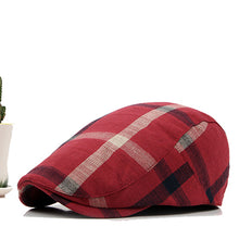 Load image into Gallery viewer, Classic Englad Style Plaid Berets Caps For Men Women Casual Unisex